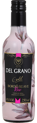 Vinho Del Grano Rosé Suave  Uva Bordô 250ml