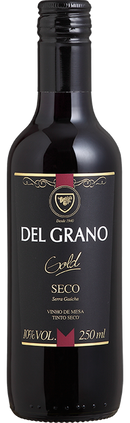 Vinho Del Grano Tinto Seco Uva Bordô 250ml